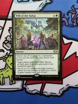 Will of the Sultai x1 Mtg Tarkir: Dragonstorm Commander - Image 1