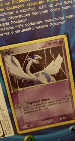 EX Unseen Forces Deck Box Lugia Rare Portuguese 2006 - Sealed NO US SHIPPING - Image 2