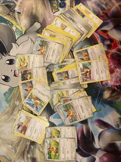121x Card Eevee Pokemon Cards Lot Collection All Eevees! TCG - Image 2