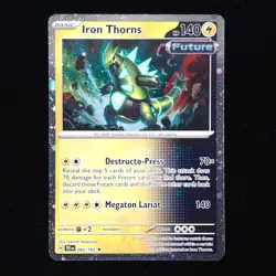 Iron Thorns | 062/162 | Temporal Forces | Cosmos Holo | Pokemon TCG - Image 1
