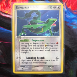 Non-Holo Rare Rayquaza Pokemon Card Ex Deoxys 22/107 VLP/LP - Image 1
