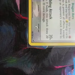 Non-Holo Rare Rayquaza Pokemon Card Ex Deoxys 22/107 VLP/LP - Image 3