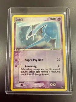 Pokemon TCG Lugia Promo Card 2/17 Rare Holo - Image 1