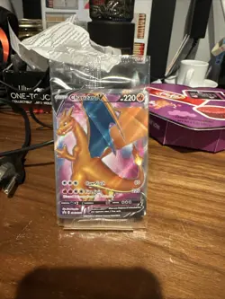 Pokemon TCG Charizard V SWSH050 Champions Path ETB Black Star Promo Holo MINT - Image 1