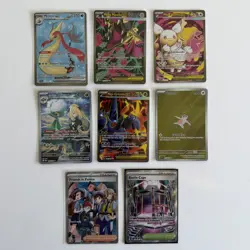 x8 Illustration Rare Bundle English Mint Pokemon TCG (various assortment) - Image 1