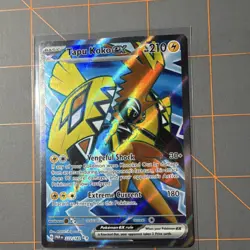 Pokemon Tapu Koko ex 222/182 Ultra Rare Full Art Basic 210 HP SV04 Holo - Image 1