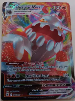 Pokemon - Heatran VMAX 026/189 - SWSH Astral Radiance - Full Art Textured - NM - Image 1
