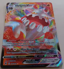 Pokemon - Heatran VMAX 026/189 - SWSH Astral Radiance - Full Art Textured - NM - Image 2
