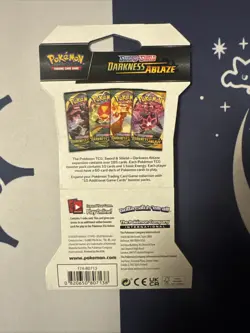 Pokemon TCG Sword & Shield Darkness Ablaze Sleeved Booster Pack - 10 Cards | NEW 820650807121 - Image 2