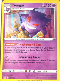 Pokemon Gengar #66 Trading Card Game CCG TCG Holo - Image 1