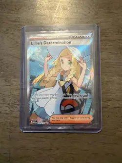 Pokemon TCG Mega Evolution Lillie’s Determination Full Art Trainer Card 169/132 - Image 1