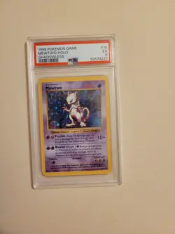 Shadowless Mewtwo - Pokemon Base Set #10 - Excellent PSA 5 - Image 2
