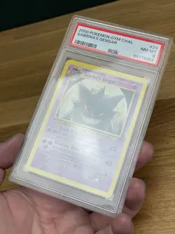 PSA 8 NM-MT Pokemon TCG Sabrina's Gengar 29/132 Gym Challenge - Image 3