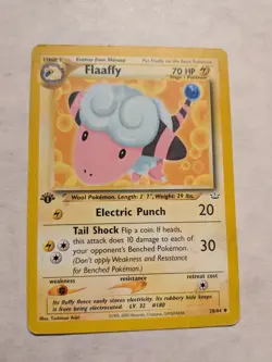 Pokemon 1ST EDITION FLAAFFY 28/64 - NEO REVELATION SET - Image 1