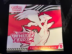 Pokemon TCG Scarlet & Violet White Flare ETB Elite Trainer Box Factory Sealed - Image 1