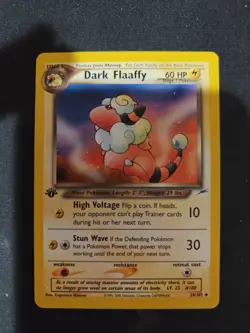 Dark Flaaffy - 34/105 Neo Destiny 1st EDITION Vintage Pokemon - NM/MINT - Image 1