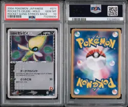 Pokemon Rocket's Celebi Rocket Gang Strikes Back Holo #071 PSA 10 - Image 3