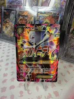 POKEMON MEGA MEWTWO Y EX FULL ART 160/162 2016 XY BREAKTHROUGH NM - Image 1