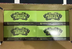 4x Pokemon Perfect Order Pokemon Center ETB Resealed CASE 📦 | Sealed ETBs - Image 1