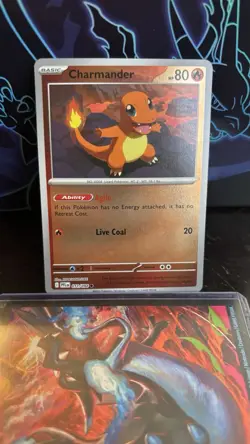 Pokemon TCG Charmander 011/094 Me02: Phantasmal Flames Reverse Holo NM - Image 1