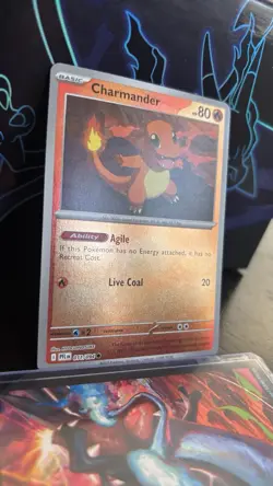 Pokemon TCG Charmander 011/094 Me02: Phantasmal Flames Reverse Holo NM - Image 2