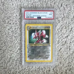 PSA 9 - 2001 POKEMON BLACK STAR SCIZOR PROMO - POKEMON LEAGUE - Image 1