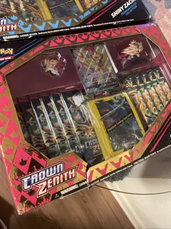 Pokemon Crown Zenith Shiny Zacian & Zamazenta Premium Figure Collection Box (2) - Image 2