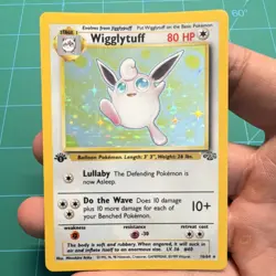 Pokemon Wigglytuff 1st Edition Jungle Holo Rare 16/64 WOTC 1999 - Image 1