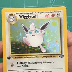 Pokemon Wigglytuff 1st Edition Jungle Holo Rare 16/64 WOTC 1999 - Image 3