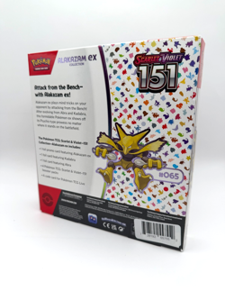 Pokemon TCG Scarlet and Violet - 151 Alakazam ex Collection Box - 4 Packs 820650855269 - Image 2