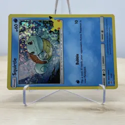 2021 PROMO Squirtle 17/25 HOLO Pokemon 25th Anniversary Celebrations Mcdonalds - Image 1