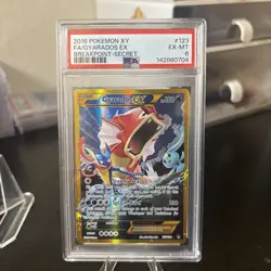 Pokemon TCG Gyarados EX 123/122 XY Breakpoint 2016 Secret Holo Rare PSA 6 - Image 1