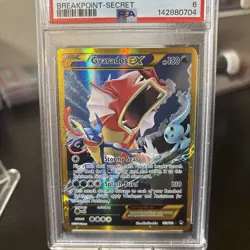 Pokemon TCG Gyarados EX 123/122 XY Breakpoint 2016 Secret Holo Rare PSA 6 - Image 2