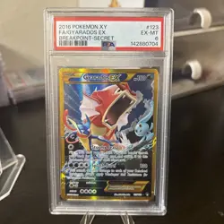 Pokemon TCG Gyarados EX 123/122 XY Breakpoint 2016 Secret Holo Rare PSA 6 - Image 3