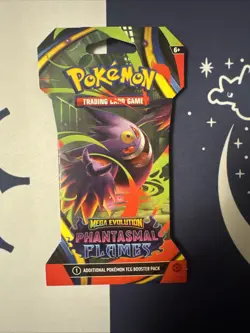 Pokemon TCG Phantasmal Flames Sleeved Booster Pack Factory Sealed - Image 1