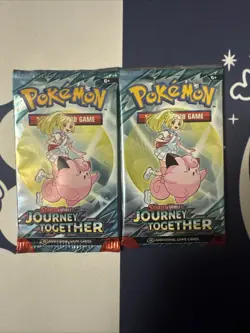 Pokemon Journey Together Booster Packs - New/Sealed 2 Packs - Image 1