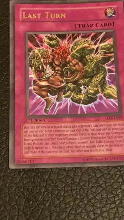 Yu-Gi-Oh! TCG Last Turn LOD-099 Ultra Rare 1st Edition MP Holo Vintage Card - Image 2