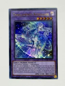 Yu-Gi-Oh! Tearlaments Kitkallos POTE-EN042 Ultra Rare 1st Edition Lightly Played - Image 1