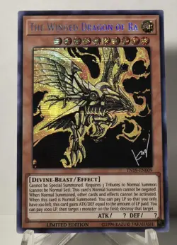 The Winged Dragon of Ra TN19-EN009 Secret Rare Limited Edition Yugioh TCG NM/M - Image 1