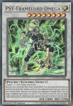 Yugioh - PSY-Framelord Omega (Ultra Rare) (1st Edition) - DUOV-EN080 (P) - Image 1