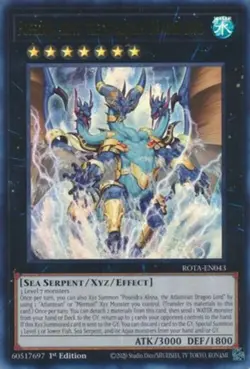 Yugioh! MP Poseidra Abyss, the Atlantean Dragon Lord - ROTA-EN043 - Ultra Rare - - Image 1