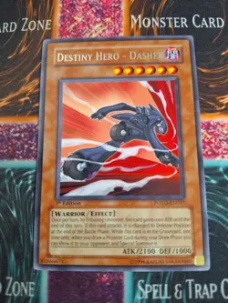 Yu-Gi-Oh! TCG Destiny Hero - Dasher POTD-EN017 Rare 1st Edition Near Mint - Image 1