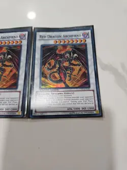 Yugioh! 2x Red Dragon Archfiend - CT07-EN025 - Super Rare - Limited Edition Heav - Image 3