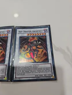Yugioh! 2x Red Dragon Archfiend - CT07-EN025 - Super Rare - Limited Edition Heav - Image 4