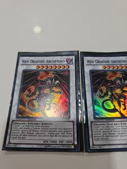 Yugioh! 2x Red Dragon Archfiend - CT07-EN025 - Super Rare - Limited Edition Heav - Image 5