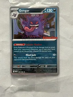 Gengar Promo Card Gamestop Pokemon Perfect Order Stamped 050/088 SEALED - Image 1