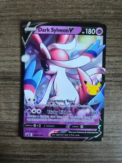Dark Sylveon V SWSH134 SWSH: Sword & Shield Promo Cards Holo Near Mint - Image 1