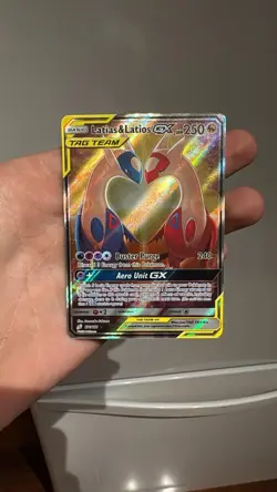 Pokemon Latias & Latios GX Tag Team Holo 170/181 SM Team Up Nintendo Card - Image 1