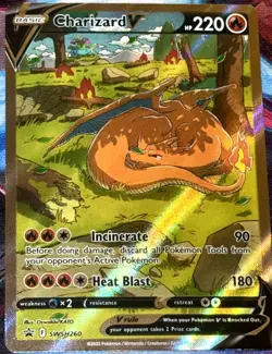 Charizard V - SWSH260 SWSH: Sword & Shield Promo Cards Holo NM - Image 2