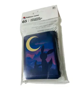 Pokemon Center: Eevee & Umbreon Twilight Card Sleeves (65 Sleeves) - New/Sealed! - Image 1